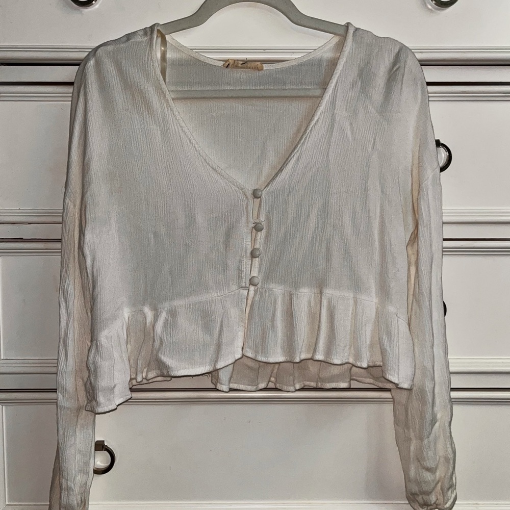 PACSUN long sleeve, buttoned blouse.